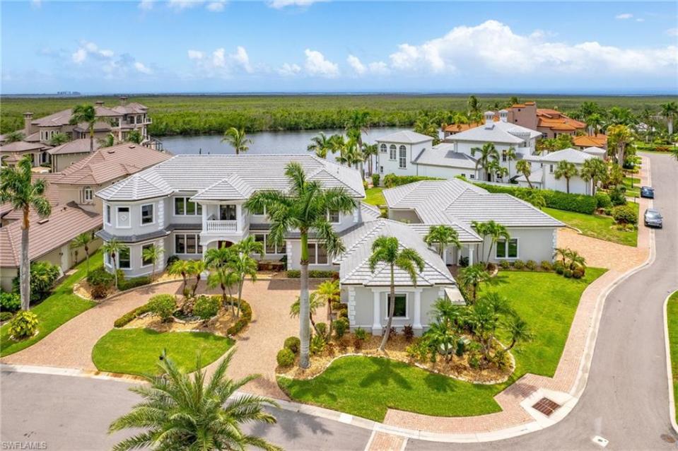 This home located at 5820 Harbour Preserve is one of the most expensive homes listed for November in Cape Coral.