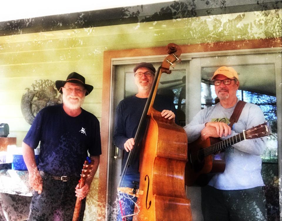 Sawmill Jam with Frank Graham, Kit Goodner and Mark Patton team up at Blue Tavern at 8 p.m. Friday, Feb. 23, 2024.