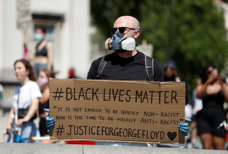 Protest against the death of George Floyd, in London