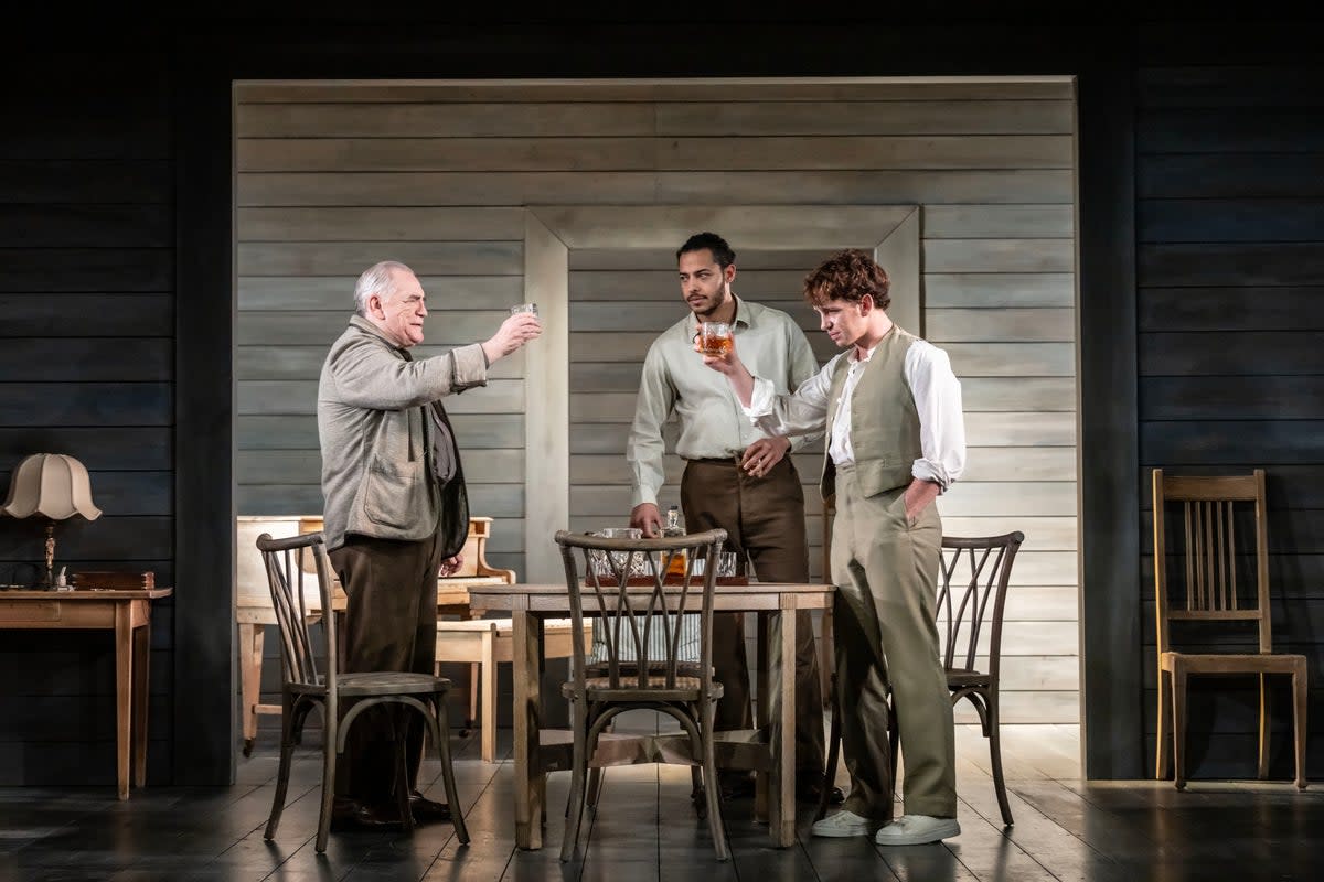Brian Cox, Daryl McCormack and Laurie Kynaston in ‘Long Day’s Journey Into Night’ (Johan Persson)