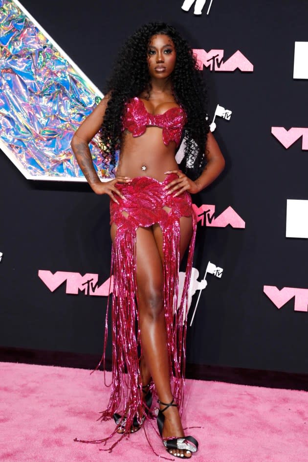 NEWARK, NEW JERSEY – SEPTEMBER 12: attends the 2023 MTV Video Music Awards at Prudential Center on September 12, 2023 in Newark, New Jersey. (Photo by Johnny Nunez/Getty Images for MTV)