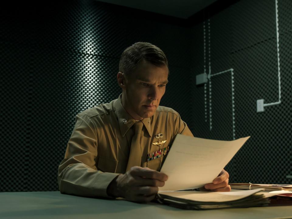 ‘Guantanamo doesn’t have a place in our world’: Cumberbatch in The MauritanianSTX/Amazon