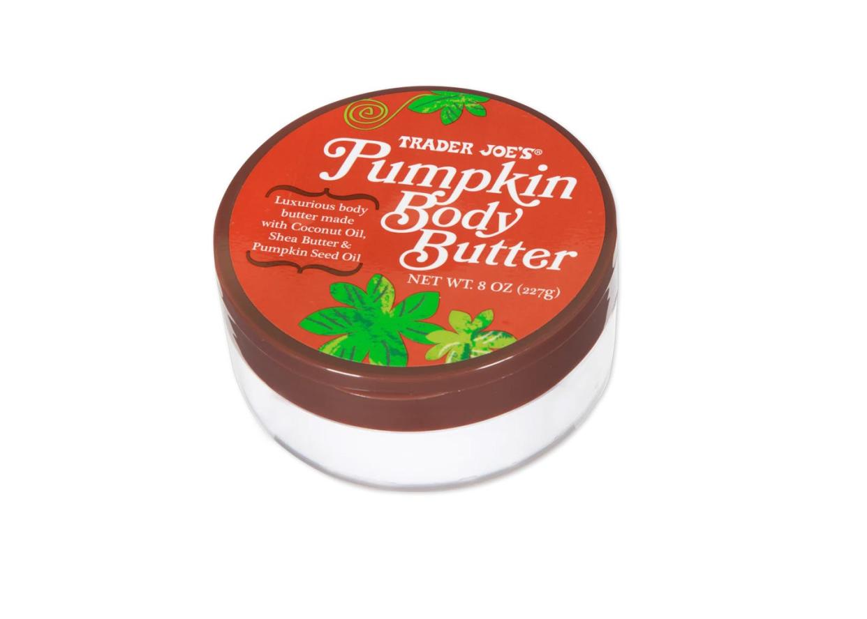 trader joes new fall products 2024 pumpkin body butter