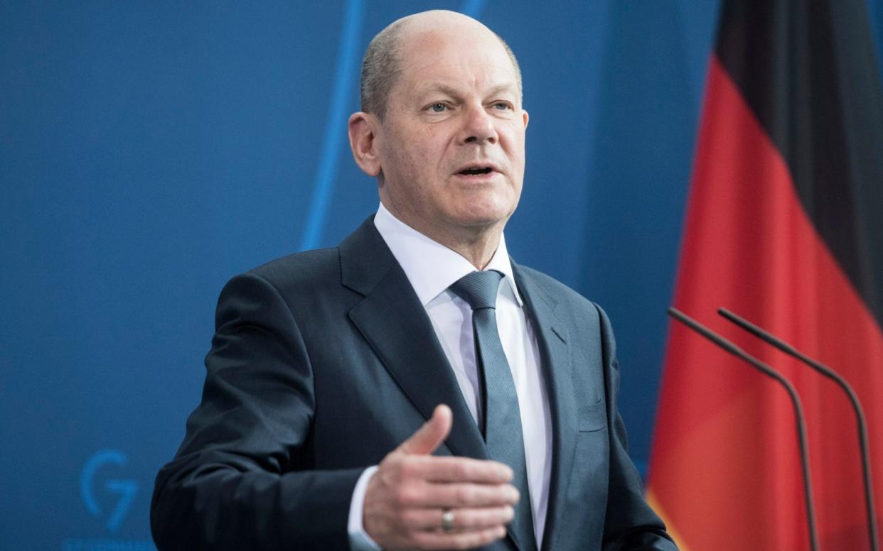 A spokesman for the German chancellor Olaf Scholz branded the suggestion ‘absurd’ - Steffi Loos