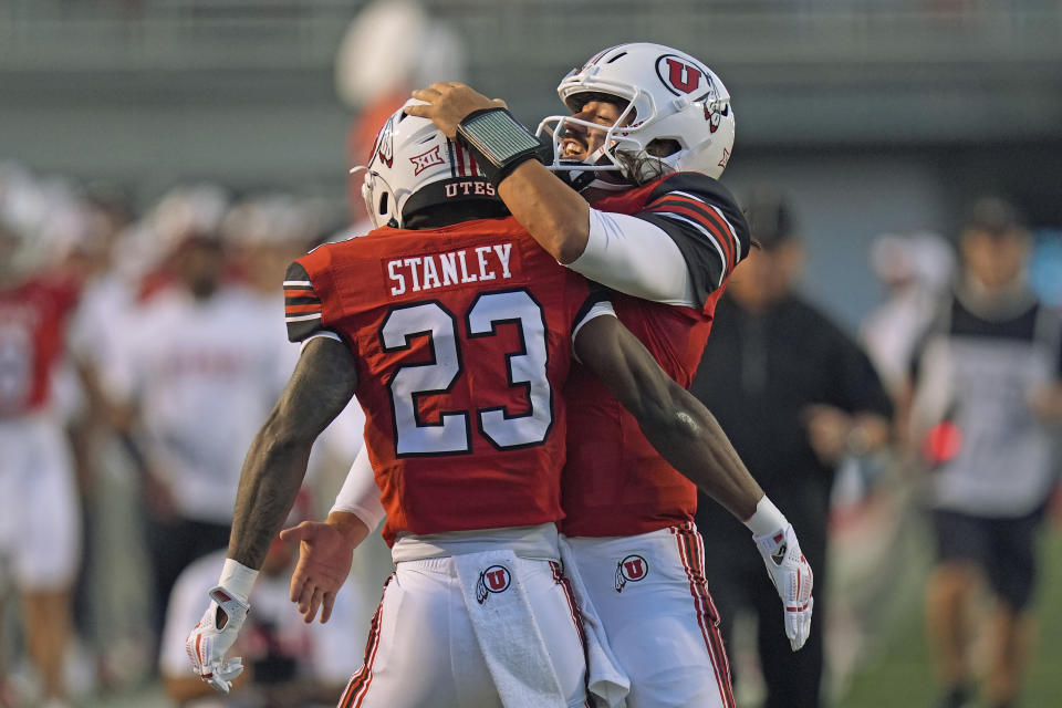 Cam Rising throws 5 TDs in return from injury as No. 12 Utah rolls past