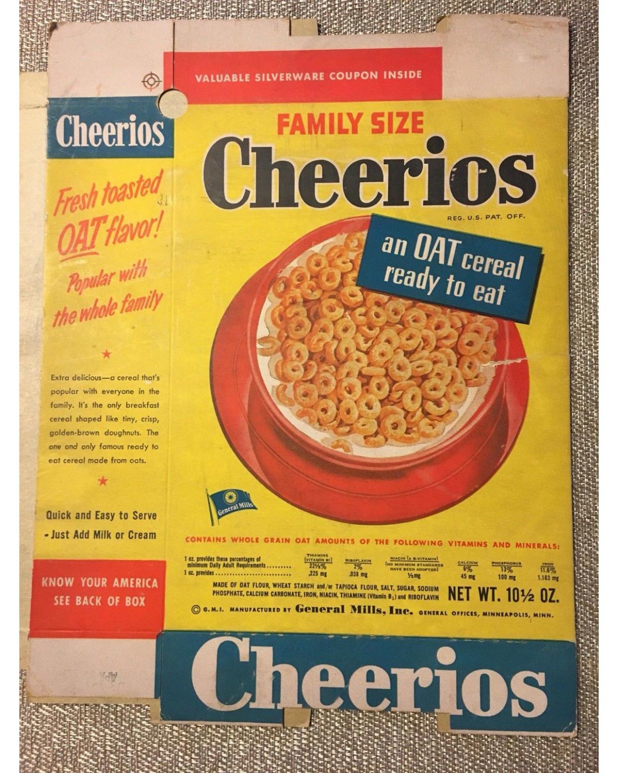 Vintage Cheerios Cereal Box