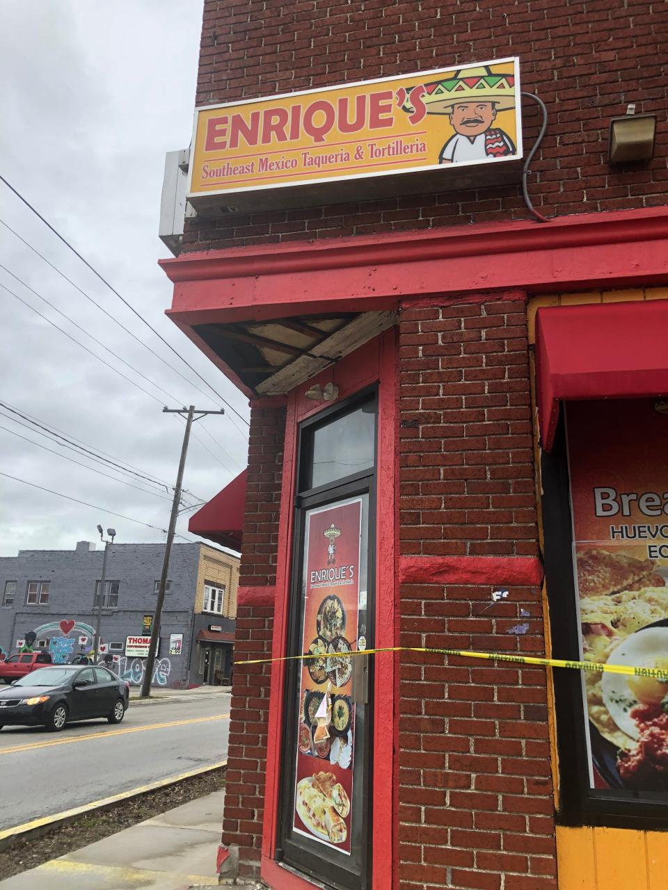 Enriques Restaurant - Taqueria and Tortilleria, 1801 Liberty St., was damaged in a fire upstairs Feb. 17. It's not clear when it might reopen.