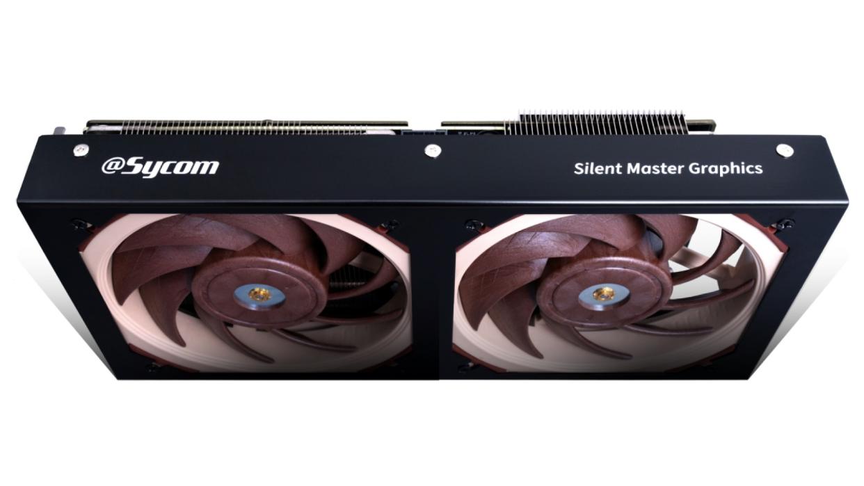  Sycom's air-cooled RTX 40 GPU with Noctua fans. 