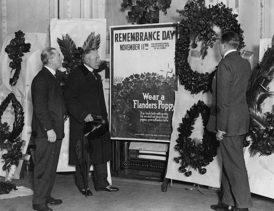 Auch der britische Feldmarschall Douglas Haid gründete 1922 den Haig Fund und spendete den Erlös der verkauften Mohnblumen an ehemalige Soldaten. (Bild: Getty Images)