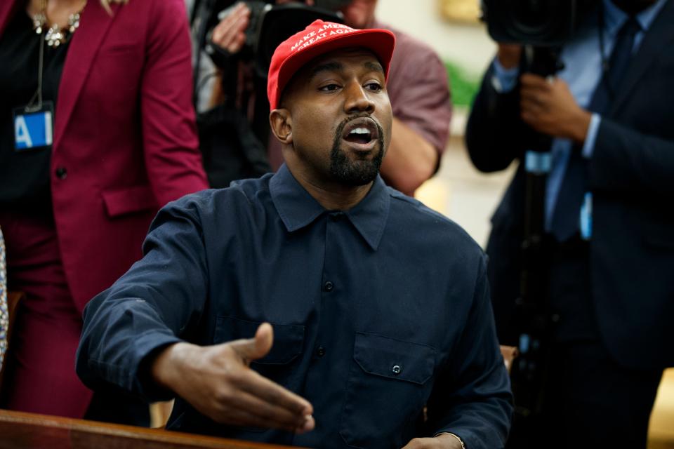 Rapper Ye, formerly known as Kanye West.