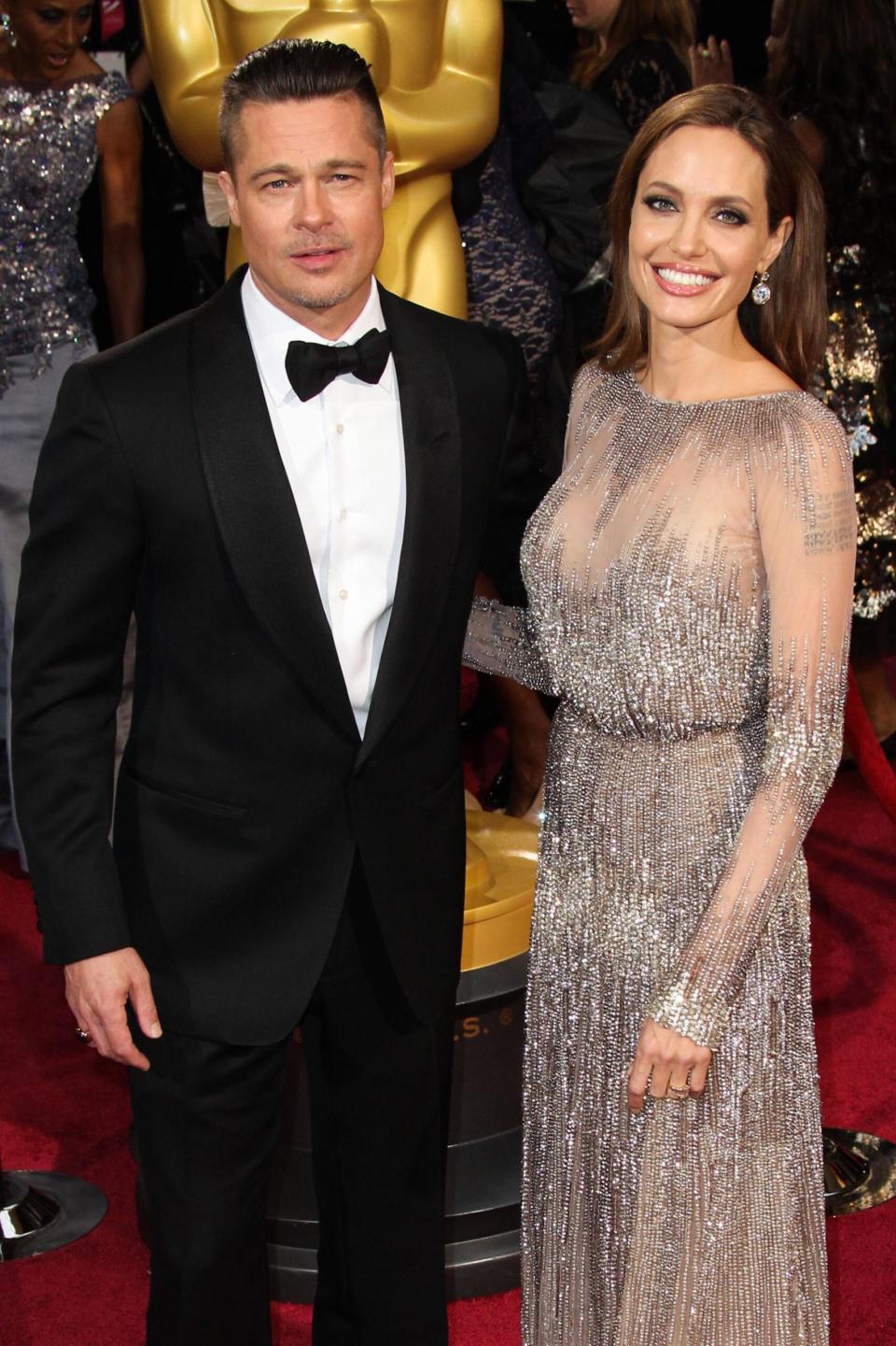 Angelina Jolie & Brad Pitt at the Oscars