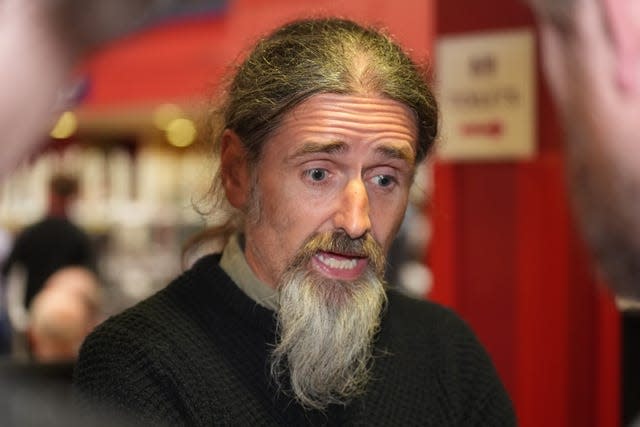 Luke ‘Ming’ Flanagan speaking at the TF Royal Theatre count centre in Castlebar, Co Mayo