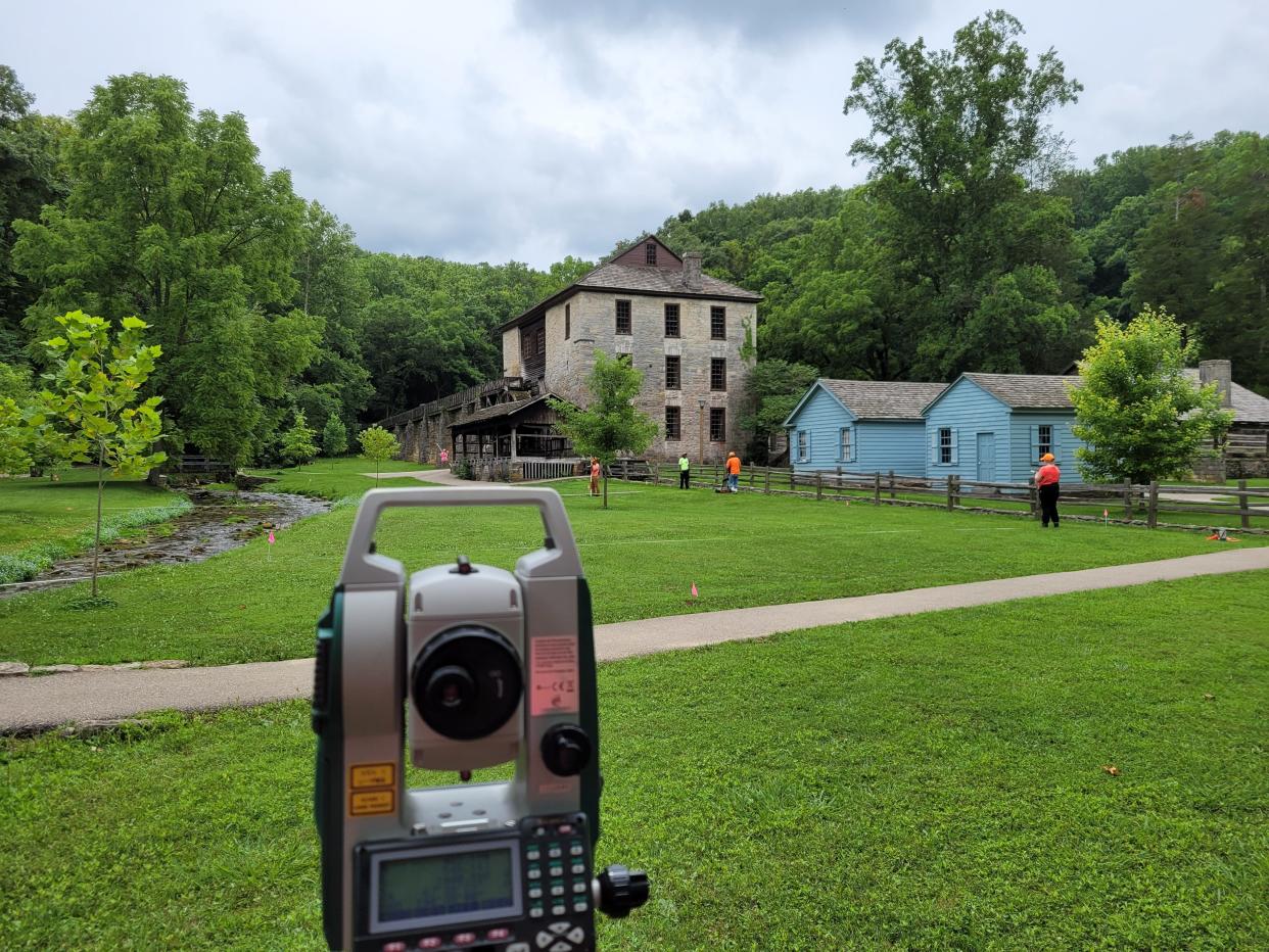 Archaeologists from the Applied Anthropology Laboratories at Ball State University explored parts of Spring Mill State Park in Lawrence County this past summer
