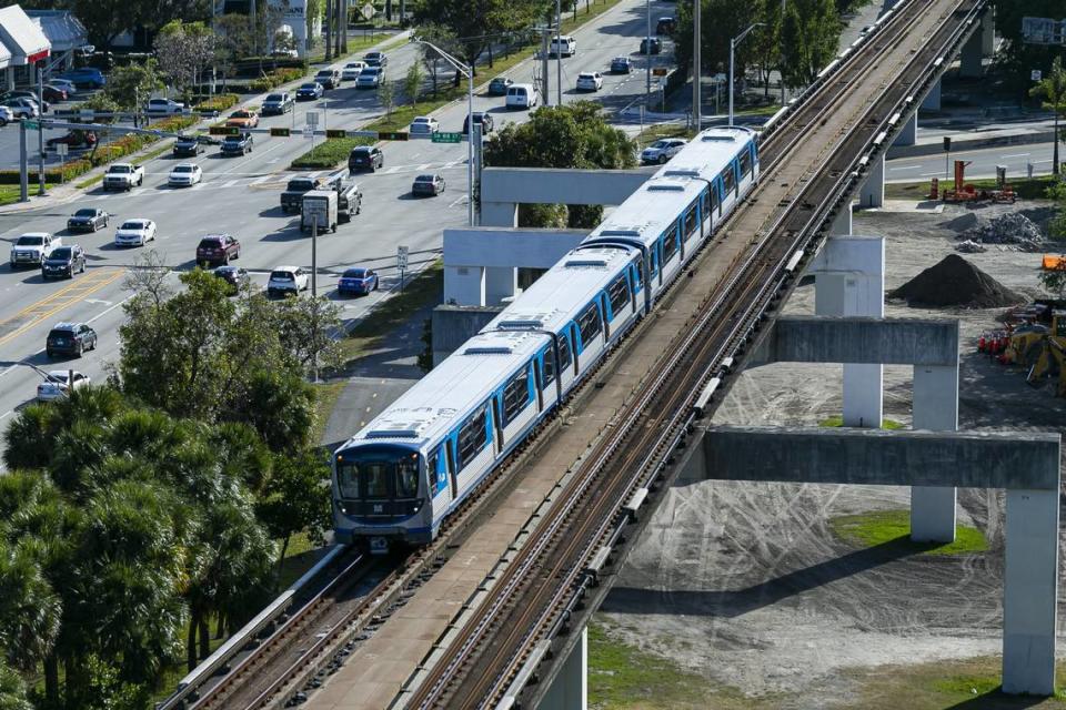 Buses stop at most Metrorail stations.