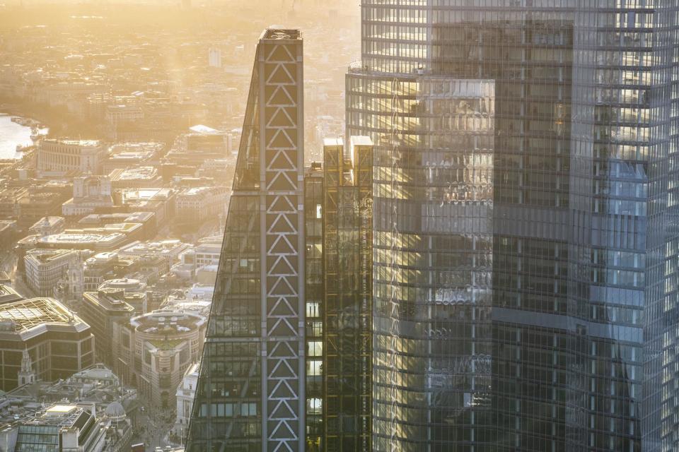 Photographer Jason Hawkes took to the skies to snap the deserted city from above. (Jason Hawkes)