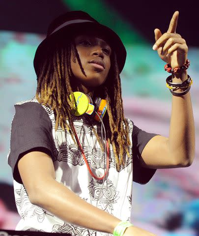 <p>Kevin Winter/Getty</p> Nathan Smith aka DJ Young Slade performs onstage during 97.1 AMP RADIO's Amplify 2014 concert on March 22, 2014 in Hollywood, California.