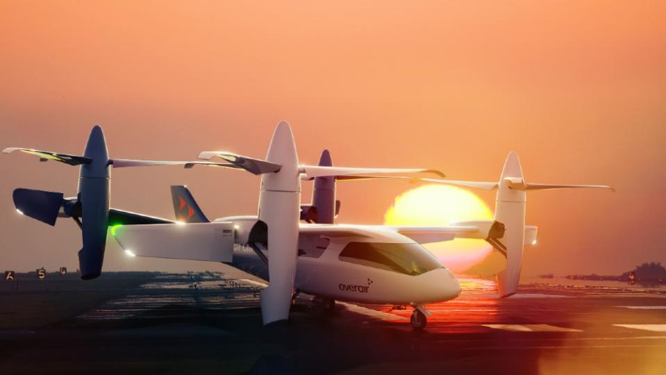 Electric aircraft eVTOL Overair