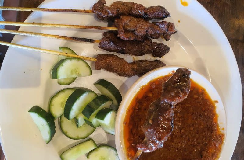 Restaurant - beef satay