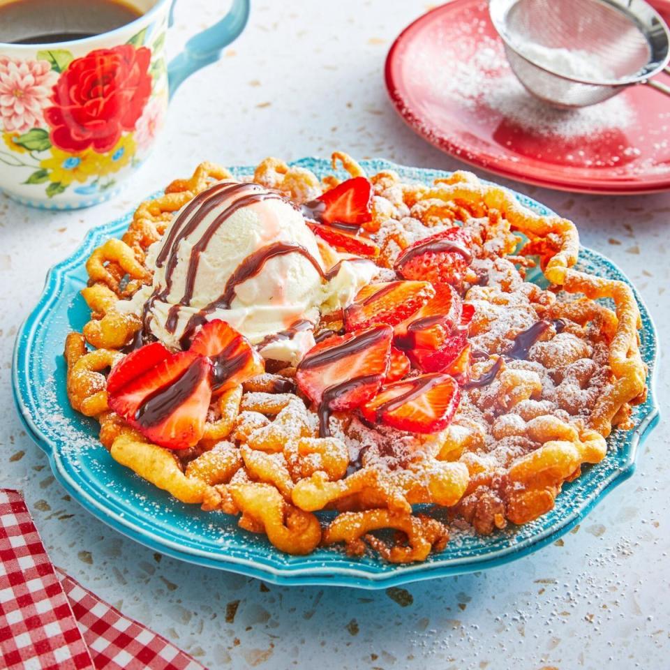 fathers day desserts funnel cake