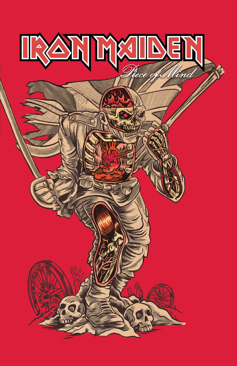 iron maiden piece of mind graphic novel trooper cover