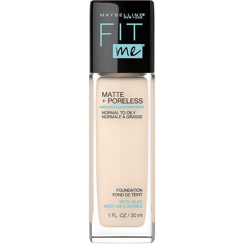 1) Fit Me Matte + Poreless Liquid Foundation