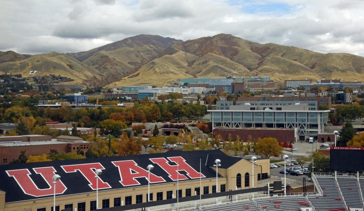 <span>The University of Utah campus in Salt Lake City in 2018.</span><span>Photograph: Rick Bowmer/AP</span>