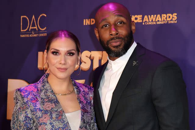 <p>Momodu Mansaray/Getty</p> Allison Holker and Stephen 'tWitch' Boss attend the 2022 Industry Dance Awards at Avalon Hollywood & Bardot on October 12, 2022 in Los Angeles, California.