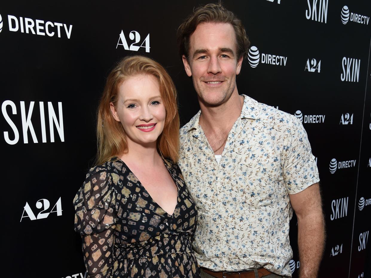 Kimberly and James Van Der Beek