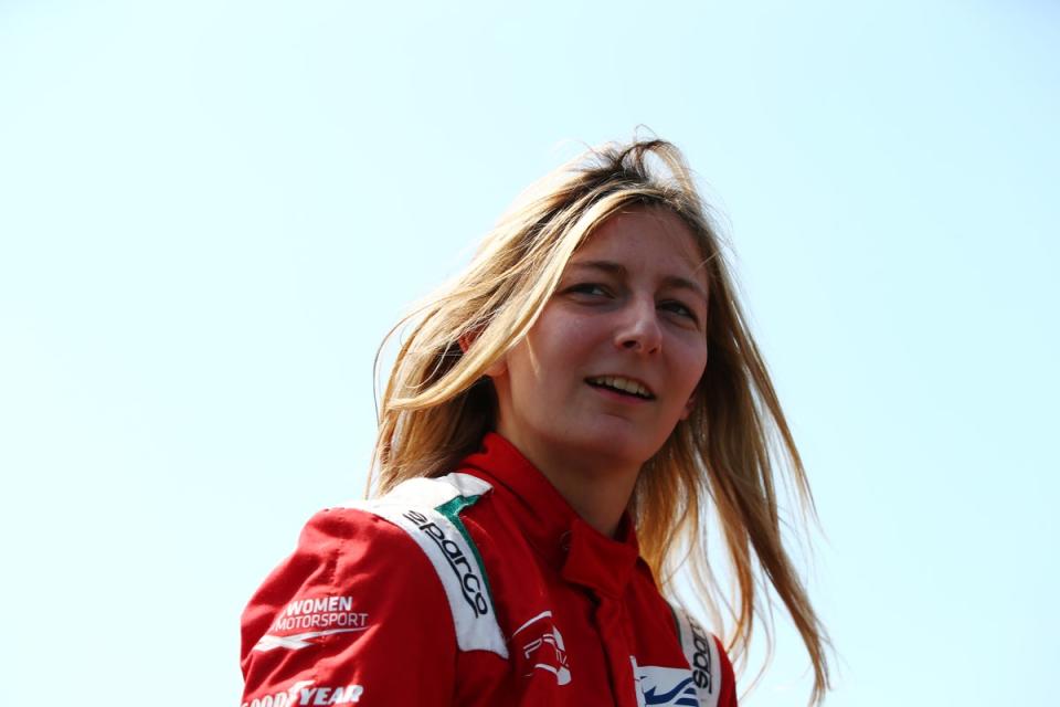 French driver Doriane Pin will race for Mercedes in F1 Academy this year (Getty Images)