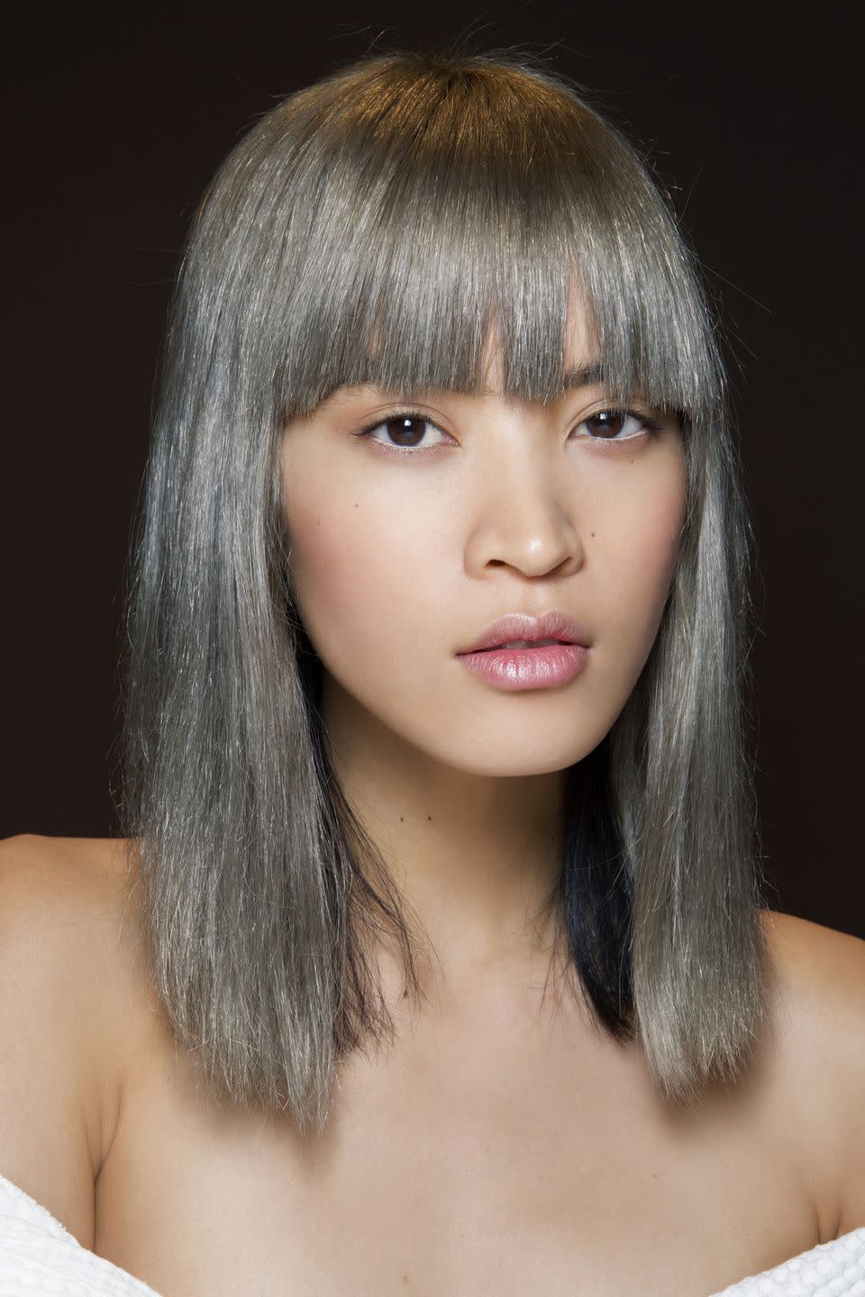 7) Japan - Ash Grey Hair