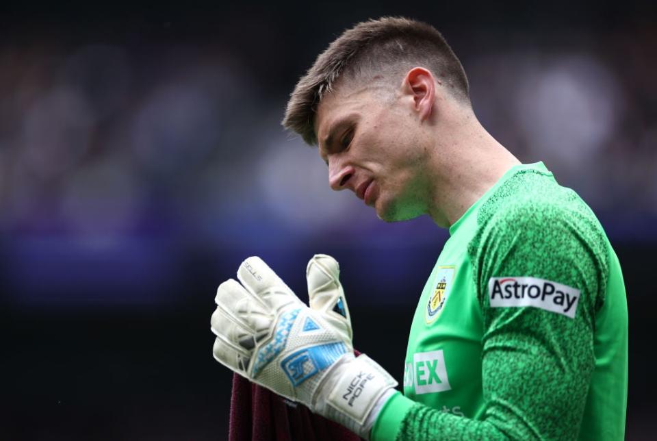 England international Nick Pope is one of a number of Burnley players who would attract top-flight interest (Getty)