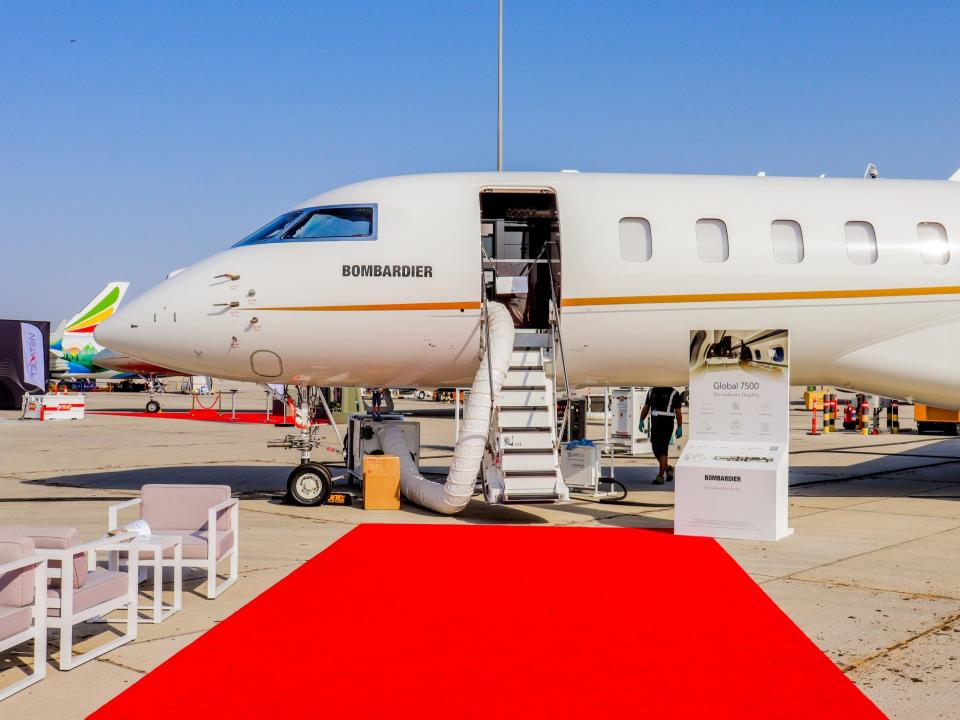 Bombardier Global 7500 Demonstration Aircraft — Dubai Airshow 2021