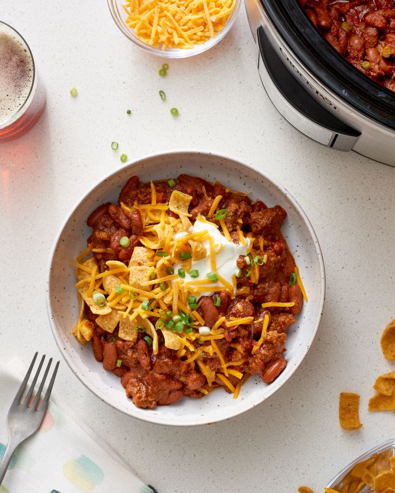 Simple & Tasty Slow Cooker Chili