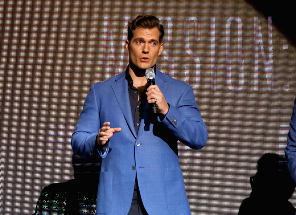 Henry Cavill – here in Las Vegas in April – has since apologised for his comments. Source: Getty