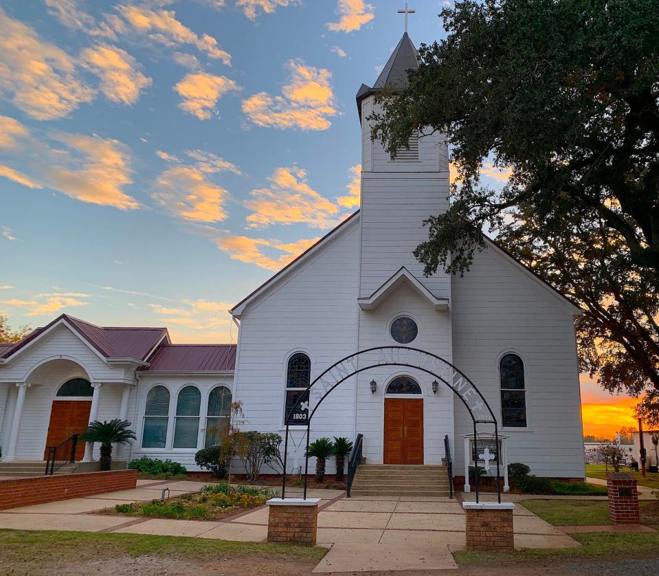 St. Augustine Catholic Church is where Shelby got married in the movie.