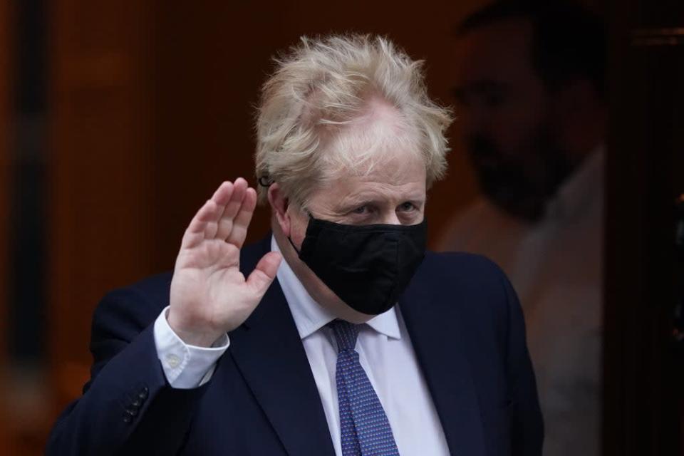 Prime Minister Boris Johnson leaves 10 Downing Street, London (Dominic Lipinski/PA) (PA Wire)