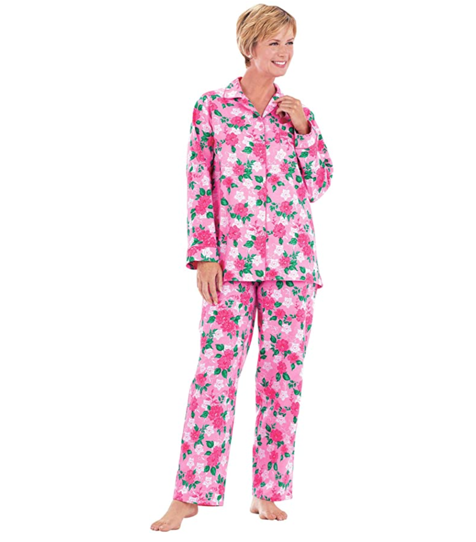 Floral Flannel Pajamas