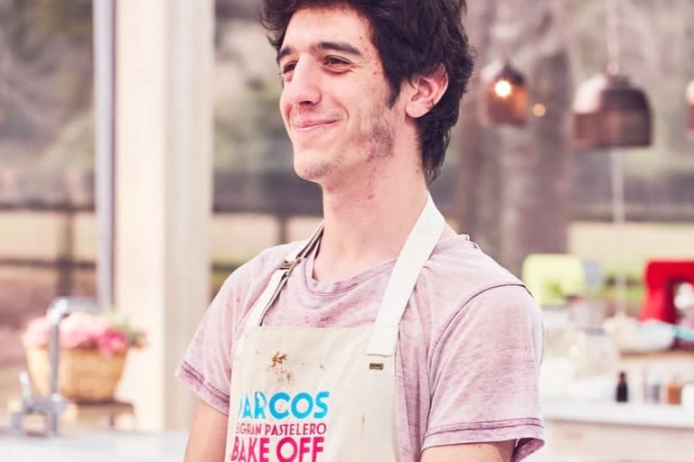 Marcos fue uno de los pasteleros que participó de la segunda temporada de Bake Off (Foto: Instagram @marcosbakeoffargentina)