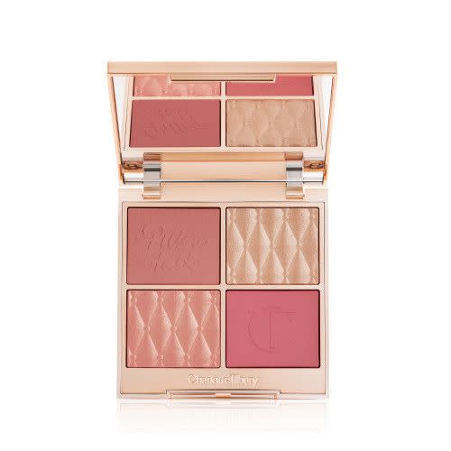 <p><strong>Charlotte Tilbury</strong></p><p>us.charlottetilbury.com</p><p><strong>$75.00</strong></p><p><a href="https://go.redirectingat.com?id=74968X1596630&url=https%3A%2F%2Fwww.charlottetilbury.com%2Fus%2Fproduct%2Fpillow-talk-face-palette-fair-med&sref=https%3A%2F%2Fwww.harpersbazaar.com%2Fbeauty%2Fmakeup%2Fg42071830%2Fcharlotte-tilbury-black-friday-deals-2022%2F" rel="nofollow noopener" target="_blank" data-ylk="slk:Shop Now;elm:context_link;itc:0;sec:content-canvas" class="link ">Shop Now</a></p><p>Ideal for fair to medium skin tones, this stunning cheek palette contains a set of matte blushes plus two glittering highlights, to keep you glowing for days.</p>