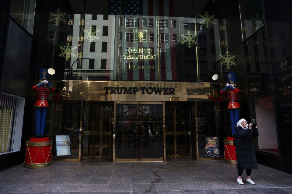 Trump Tower on Manhattan's Fifth Avenue, home to the Trump Organization headquarters.