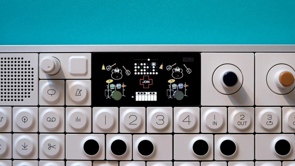 Teenage Engineering OP-1 Field shown close up.