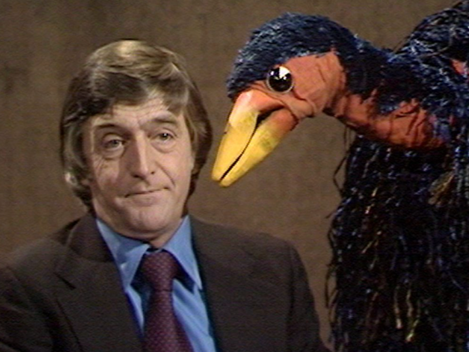 Michael Parkinson and Emu (YouTube / BBC)