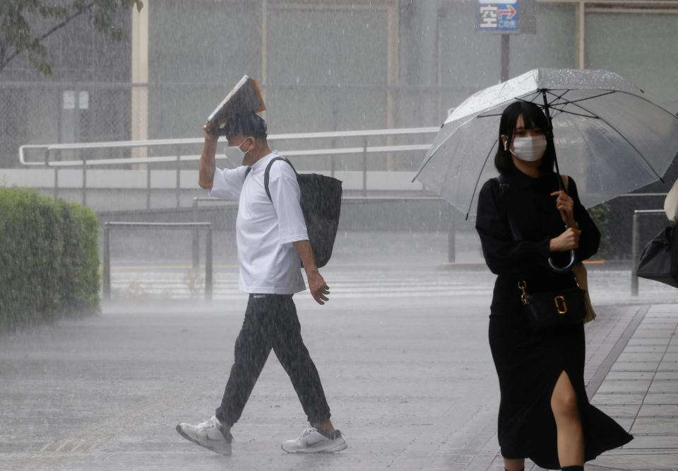 受到梅雨鋒面活動旺盛影響，日本氣象廳預估到7月10日止，西日本到北日本都有降下大雨機會。（路透社資料照）