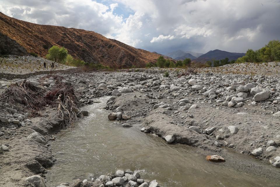 A steady stream of water flows through the Whitewater River near the Whitewater Preserve, June 22, 2022. 