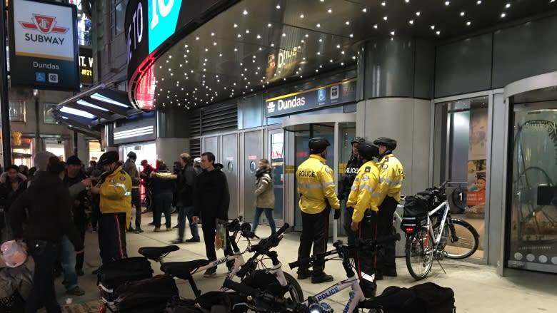 At least 5 people pepper-sprayed near Yonge-Dundas Square