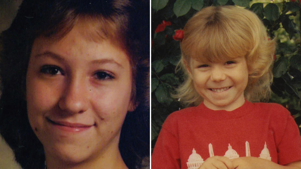 Nancy Mueller (Left) and her 8-year-old daughter, Sarah Powell (Right).