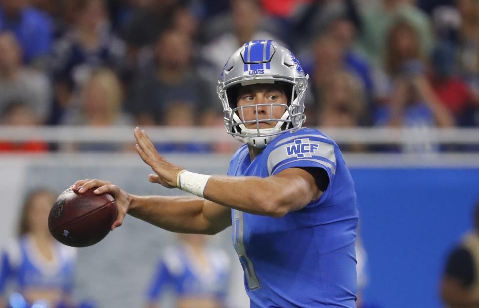 Matthew Stafford in action. (AP)