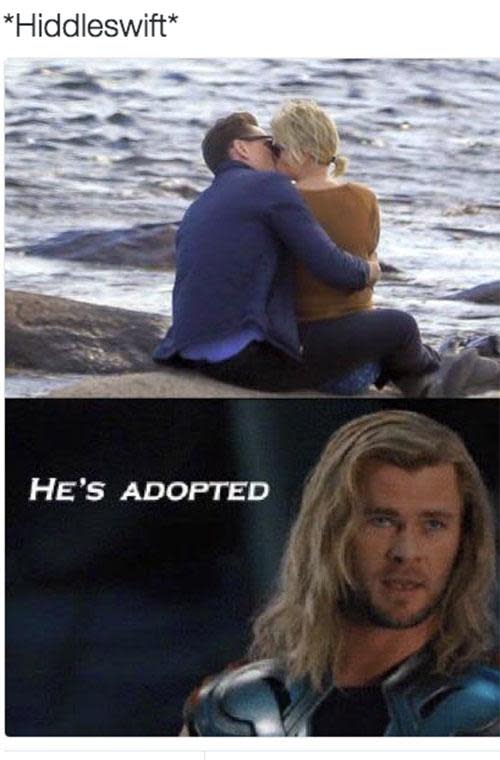 Best Taylor Swift x Tom Hiddleston memes on the internet