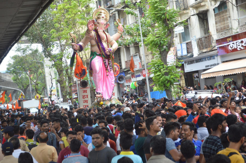 Mumbai celebrates Ganesh Chaturthi