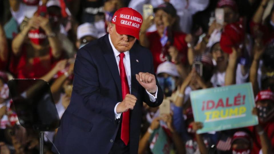 Trump durante un evento en Miami.